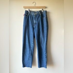 VINTAGE BONGO | Raw hem Straight ankle Jean | 9